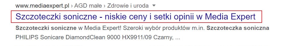 pozycjonowanie title